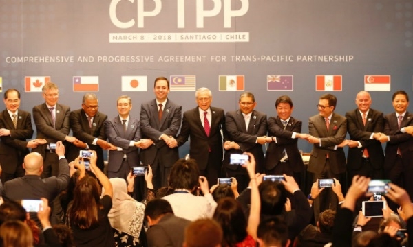 Hiệp định CPTPP được 11 nước thành viên ký kết ngày 8/3/2018 tại Chile
