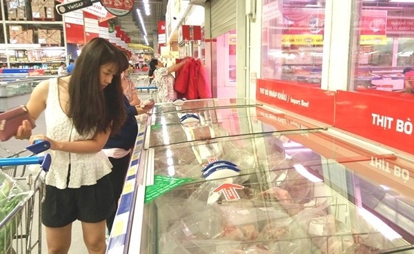 Thịt bò nhập khẩu vào Việt Nam chủ yếu từ Mỹ và Úc