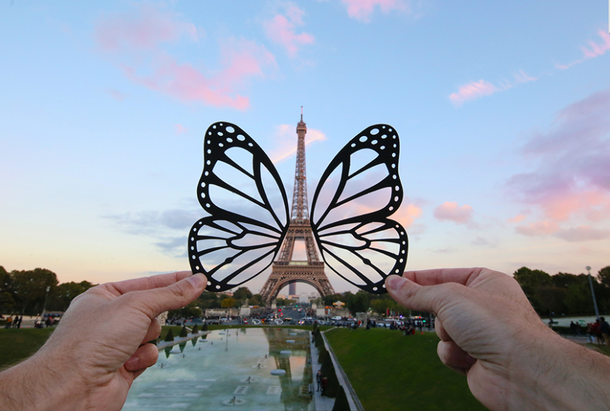 Tháp Eiffel, Paris, Pháp.