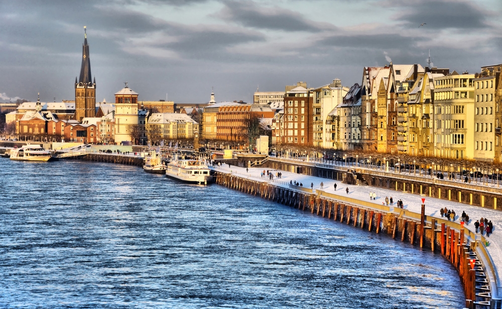 6. Dusseldorf (Đức) Thủ phủ của bang Rhineland có một mạng lưới giao thông đô thị tốt, cũng như một sân bay quốc tế. Ảnh: Shutterstock