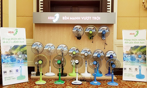 Lợi thế về mẫu mã và giá thành giúp quạt điện thương hiệu Việt chiếm lĩnh thị trường