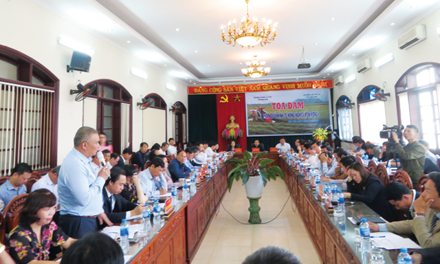 Tọa đàm là diễn đàn mở cho các HTX, DN của tỉnh