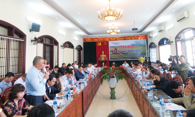 Tọa đàm là diễn đàn mở cho các HTX, DN của tỉnh