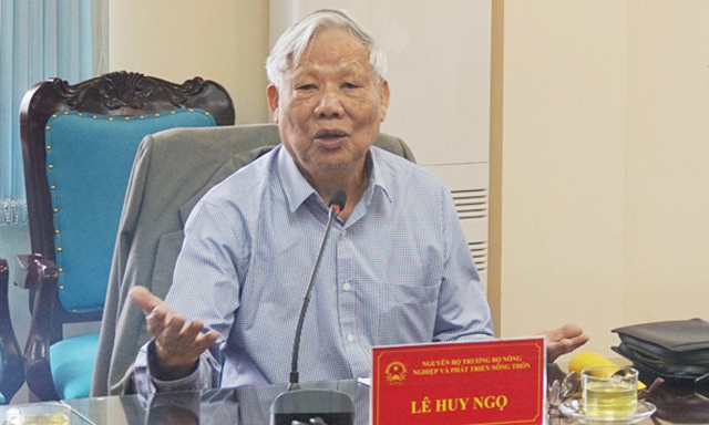 Nguyên Bộ trưởng Bộ NN&PTNT Lê Huy Ngọ: cần thay đổi nhận thức về HTX, bởi đây là tổ chức kinh tế của nông dân