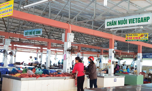 HTX đã được UBND xã tin tưởng giao cho quản lý chợ đầu mối