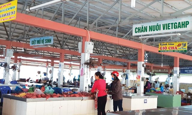 HTX đã được UBND xã tin tưởng giao cho quản lý chợ đầu mối