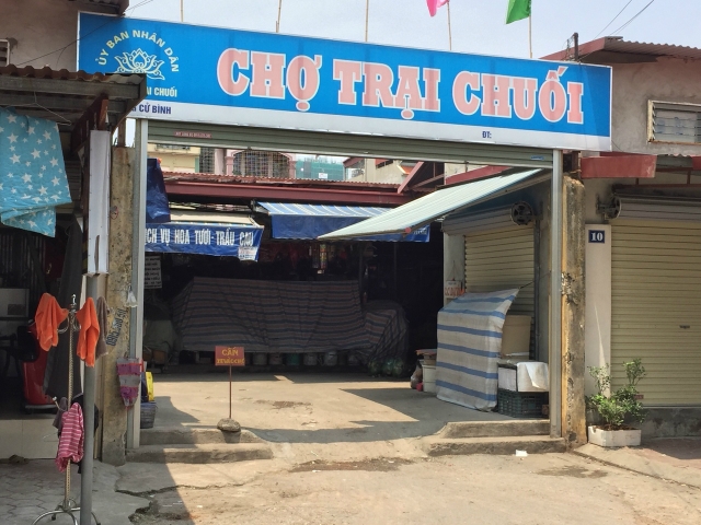 Nhiều sai phạm xảy ra tại chợ Trại Chuối