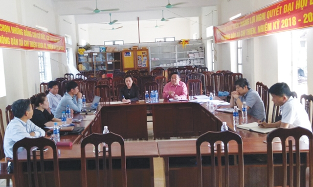 Đoàn công tác làm việc với HTX Chí Thiện - Hòa Bình