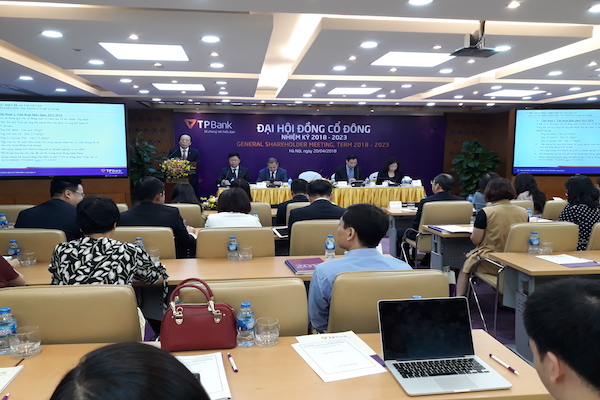 Sáng 20/4, TPBank tổ chức Đại hội đồng cổ đông thường niên 2018