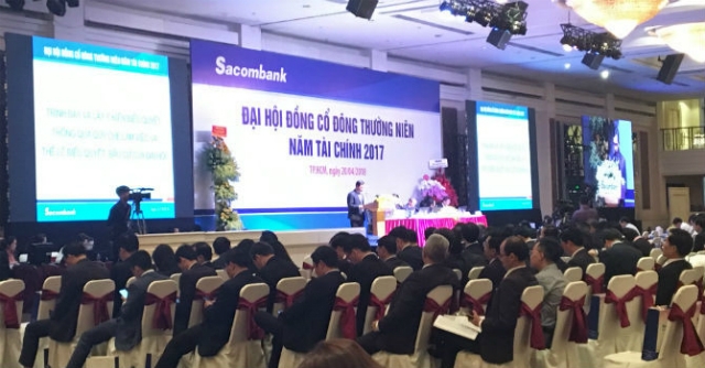 ĐHĐCĐ thường niên năm tài chính 2017 Sacombank