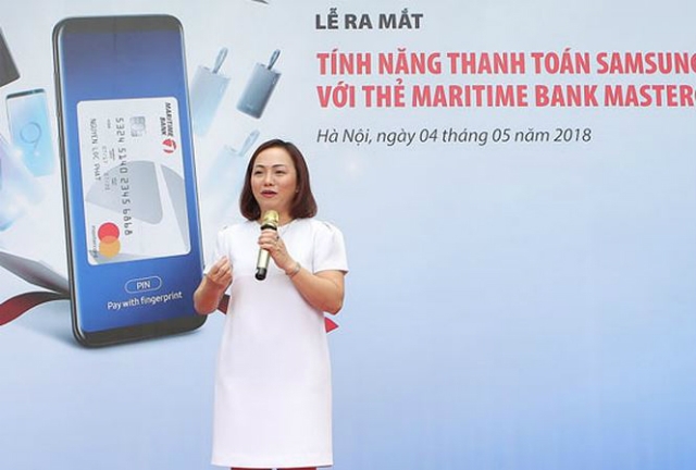 Theo bà Đặng Tuyết Dung, Tổng giám đốc Ngân hàng Bán lẻ Maritime Bank, việc phát triển và đầu tư vào công nghệ để mang đến những giải pháp thanh toán thông minh như M-QR, Samsung Pay… là một trong những chiến lược quan trọng của Maritime Bank.