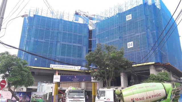 Công trường dự án đang được khẩn trương thi công