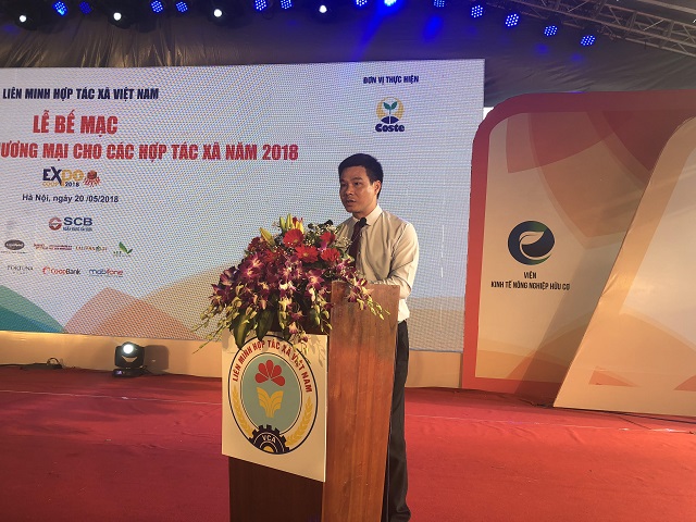 Ông Vũ Quang Phong - Tổng giám đốc Trung tâm Khoa học Công nghệ &Môi trường (Coste), Phó trưởng ban tổ chức Hội chợ