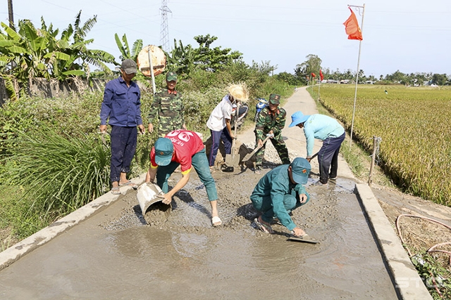 Xây dựng NTM tại An Thạnh Tây đang có nhiều chuyển biến tích cực