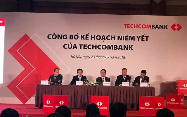 Ngày 4/6 tới, Techcombank sẽ chính thức đưa cổ phiếu TCB lên niêm yết tại HoSE
