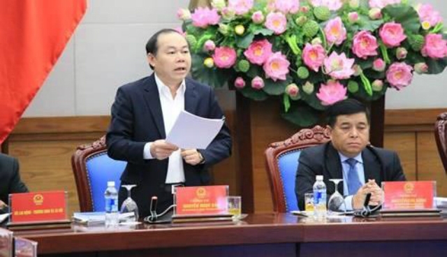 Chủ tịch Nguyễn Ngọc Bảo phát biểu tại Hội nghị trực tuyến sơ kết thi hành Luật HTX 2012