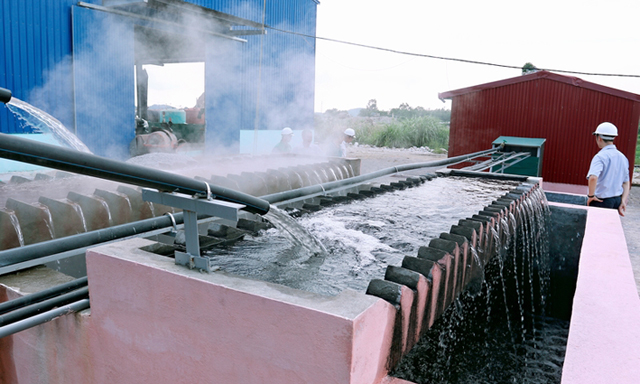 Hệ thống xử lý nước của Nhà máy xử lý chất thải Minh Tân