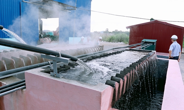 Hệ thống xử lý nước của Nhà máy xử lý chất thải Minh Tân