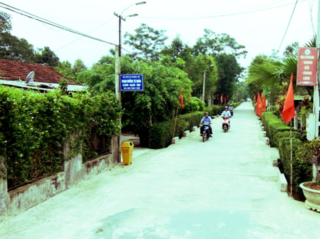 Diện mạo NTM huyện Đức Thọ đang có nhiều khởi sắc