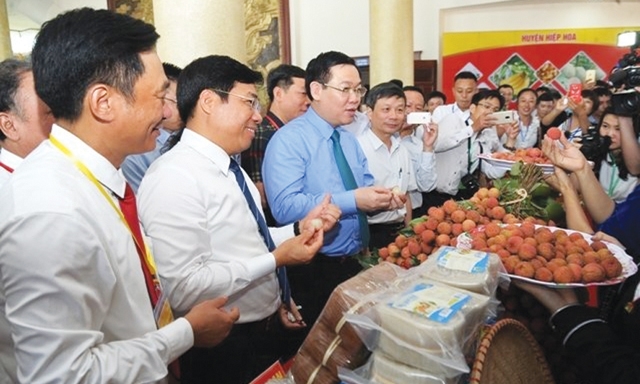 Phó Thủ tướng Vương Đình Huệ đã tham dự Diễn đàn kinh tế về sản xuất, tiêu thụ vải thiều và các sản phẩm nông sản chủ lực, đặc trưng tỉnh Bắc Giang