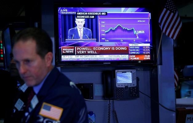 Chứng khoán Mỹ biến động sau tuyên bố từ FED nhưng đóng cửa gần mức thấp nhất trong phiên