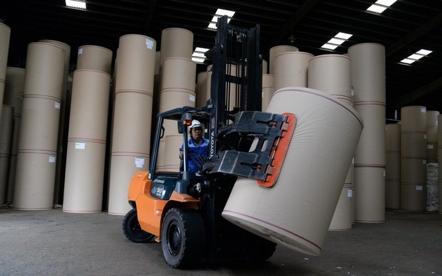 Giá giấy tăng mạnh do phụ thuộc vào nhập khẩu