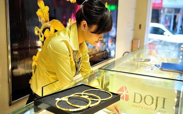 Giá vàng tăng lên 37 triệu đồng /lượng