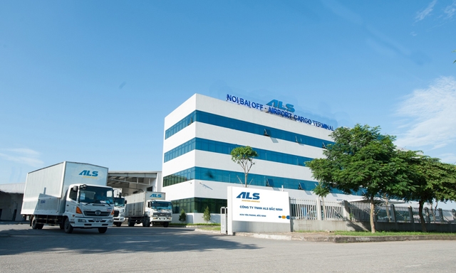 ALS hiện có nhà ga hàng hóa lớn nhất Nội Bài, diện tích mặt bằng 15.000m2 với 4 tầng