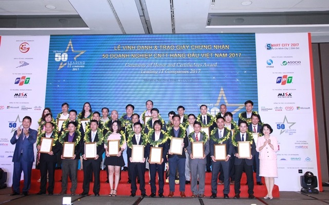 Vinh danh 50 doanh nghiệp CNTT hàng đầu năm 2017