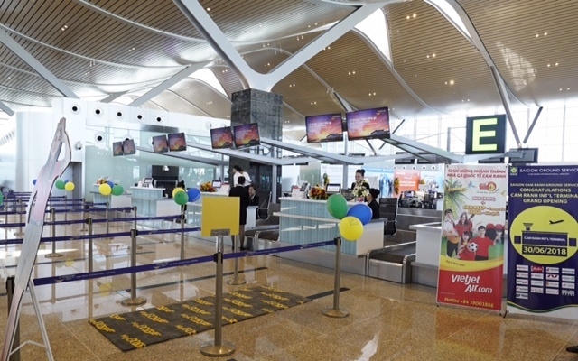 Vietjet đã khai thác các đường bay quốc tế tại nhà ga mới T2 Cam Ranh