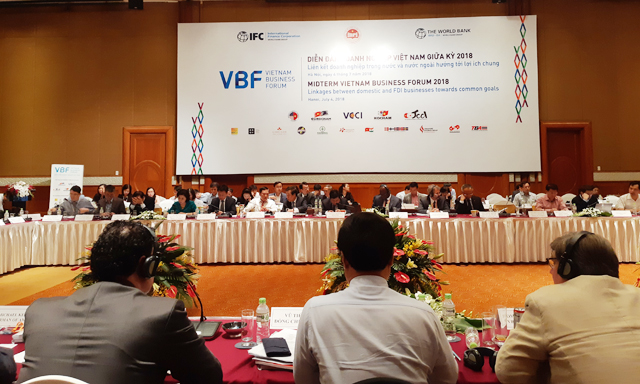 VBF 2018 là dịp để DN FDI nói lên mong muốn của mình nhằm đẩy mạnh liên kết với khối DN trong nước