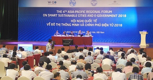 Hội nghị quốc tế về Đô thị thông minh và Chính phủ điện tử 2018 (Ảnh: Lê Đồng - Lê Hợi)
