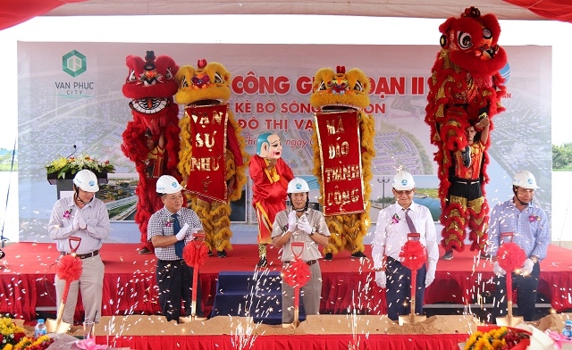 Lễ Khởi công giai đoạn II tuyến kè bờ sông Sài Gòn