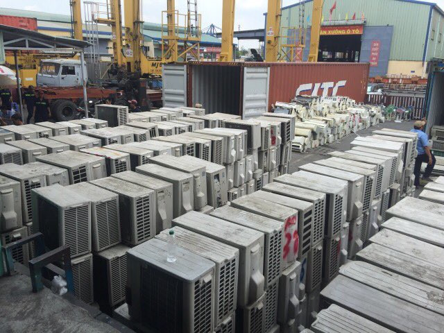 Lượng phế liệu nhập khẩu đang tồn đọng chủ yếu tại các cảng của TP.HCM (Ảnh minh họa: Internet)