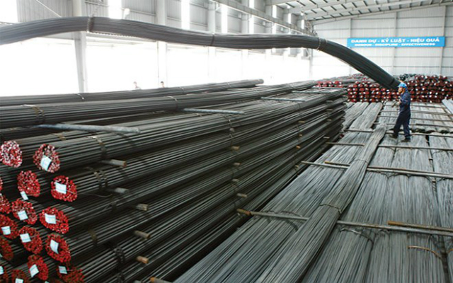 Tiêu thụ thép xây dựng trong tháng 6 giảm 5,13% so với tháng 5 có mức cao nhất trong 5 năm qua ( Ảnh minh họa: Internet)