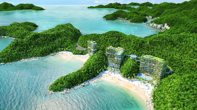 Flamingo Cát Bà Beach Resort với vị trí độc đáo đỉnh cao