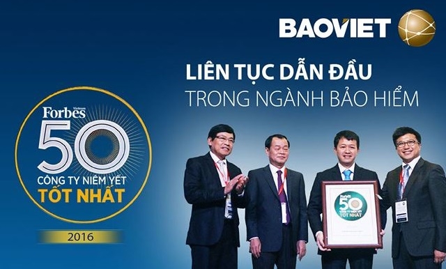 Bảo Việt liên tục dẫn đầu ngành bảo hiểm