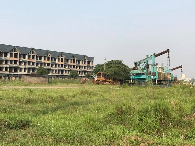 Một số dự án nằm tại các khu vực được sáp nhập vào Hà Nội vẫn bị bỏ hoang