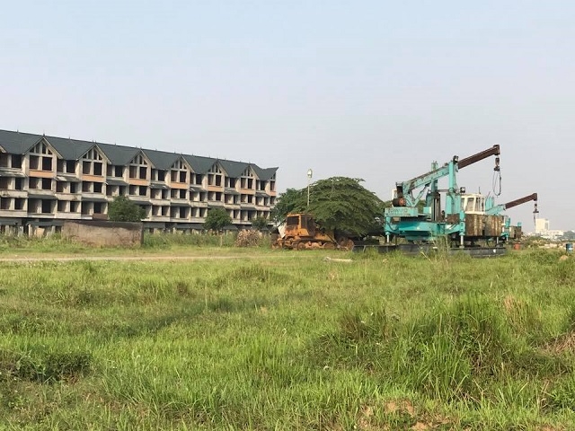 Một số dự án nằm tại các khu vực được sáp nhập vào Hà Nội vẫn bị bỏ hoang