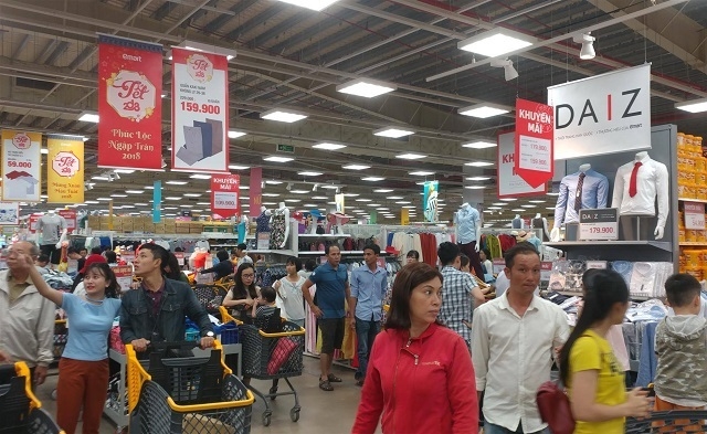 Doanh thu bán lẻ hàng hóa 7 tháng năm nay ước tính đạt 1.875 nghìn tỷ đồng.