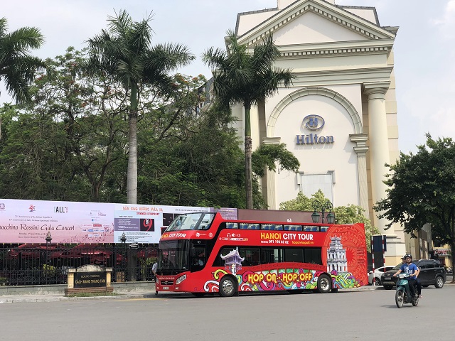 Xe buýt 2 tầng của Transerco có rất ít hành khách