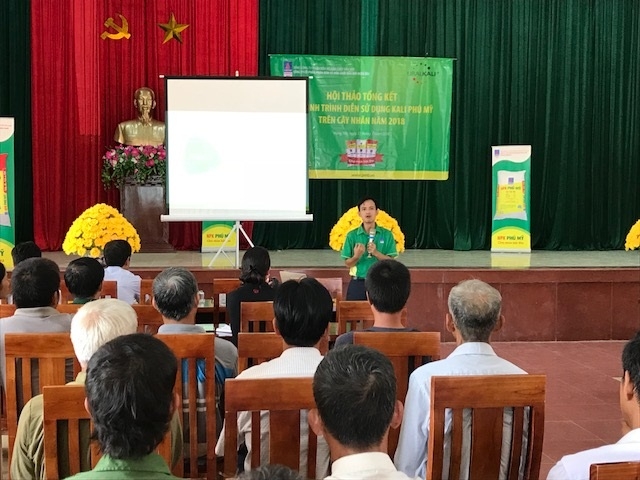 Tổng kết mô hình trình diễn sử dụng phân bón Phú Mỹ trên cây nhãn năm 2018 tại xã Quang Hưng, huyện Phù Cừ, tỉnh Hưng Yên