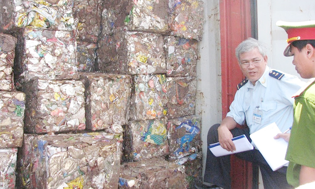 Tổng cục Hải quan đang siết chặt việc nhập khẩu phế liệu