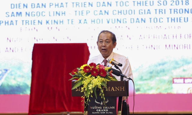 Phó Thủ tướng Trương Hòa Bình phát biểu tại diễn đàn