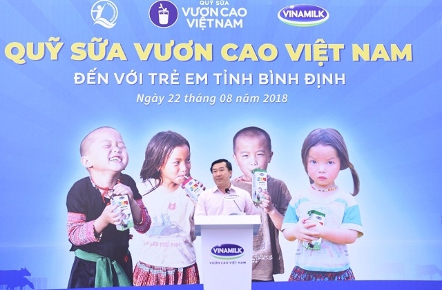 Ông Đỗ Thanh Tuấn – Giám đốc Đối ngoại Vinamilk phát biểu tại sự kiện