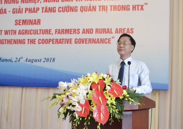 Ông Nguyễn Mạnh Cường phát biểu tại Hội thảo