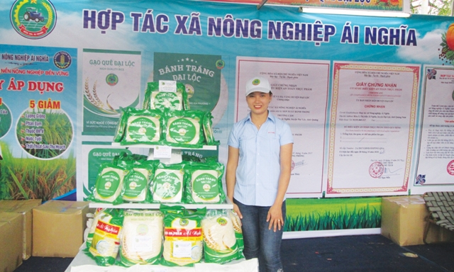 HTX đang phát triển thương hiệu Bánh tráng Đại Lộc, đặc sản truyền thống của quê hương