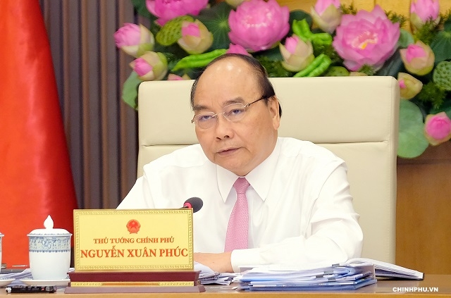Thủ tướng Nguyễn Xuân Phúc chủ trì phiên họp (Ảnh Chinhphu.vn)
