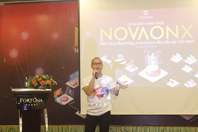 Ông Nguyễn Minh Quý, Chủ tịch Tập đoàn Digital Novaon chia sẻ về nền tảng marketing automation NovaonX