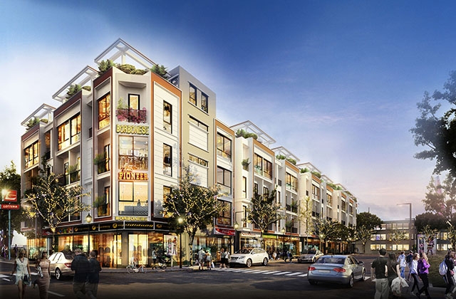 Một góc của dự án.